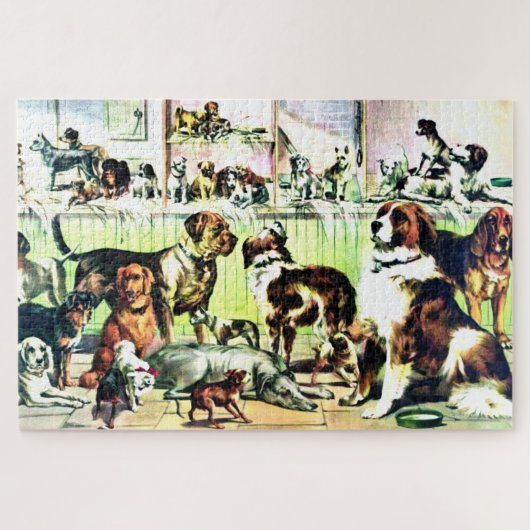"Pooch Parlor" Legpuzzel (Horizontaal)