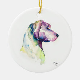 Pooch-profiel Keramisch Ornament
