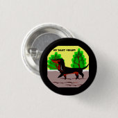 Pooch - ronde button 3,2 cm (Voorkant /achterkant)