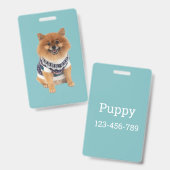 Poochie Honden Trui | Badge (Voor- en achterkant)