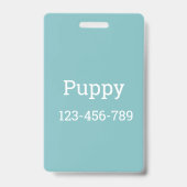 Poochie Honden Trui | Badge (Achterkant)