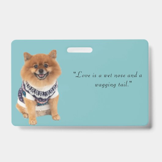 Poochie Hondenvestje | Badge (Voorzijde)