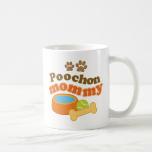 Poochon Hondenras Gift Koffiemok