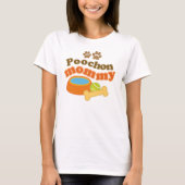 Poochon Hondenras Gift T-shirt (Voorkant)