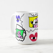 Poodelhart koffiemok (Voorkant links)