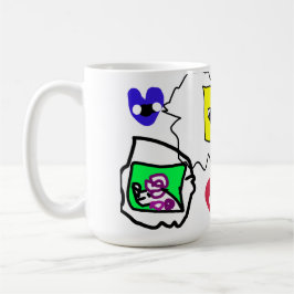 Poodelhart koffiemok