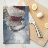 Poodelhond Kerst Festiviteit Theedoek (Quarter Fold)