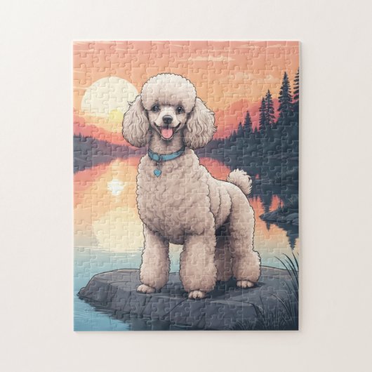 Poodelhond Legpuzzel (Verticaal)