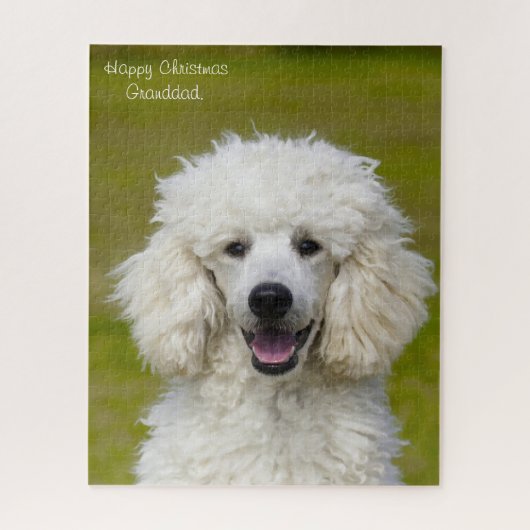Poodelhonden. Legpuzzel (Verticaal)