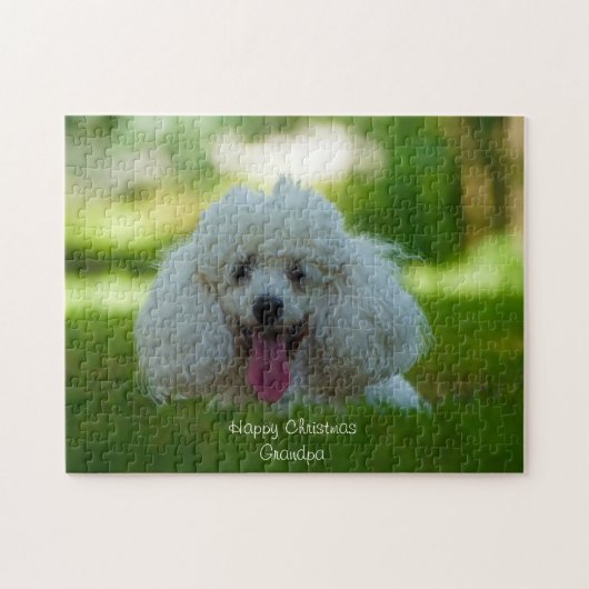 Poodelhonden. Legpuzzel (Horizontaal)
