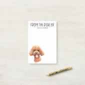 Poodelliefhebber Post-it® Notes (Op bureau)