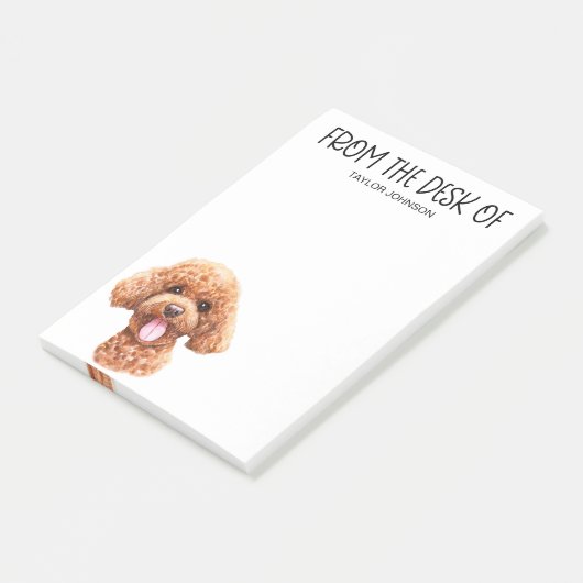Poodelliefhebber Post-it® Notes (Schuin)