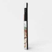 Poodelpuppy zittend in kerstmand Case-Mate iPhone case (Achterkant/links)