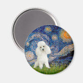 Poodle (14W) - De sterrenhemel Magneet (Voorkant / Achterkant)