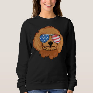 Poodle 4 juli Amerikaans USA Patriottisch Hondenca Trui