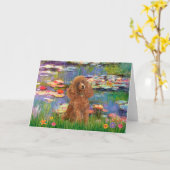 Poodle (Abrikoos 10) - Lelies 2 Kaart (Gele Bloem)
