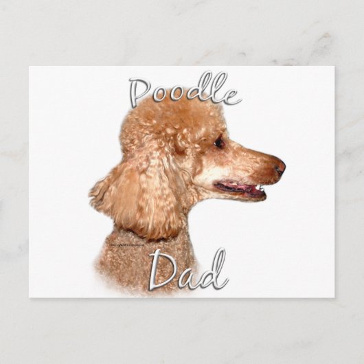 Poodle (abrikoos) Pa 2 Briefkaart (Voorkant)