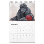 Poodle Art Calendar van Charlotte Yealey Kalender (Feb 2027)
