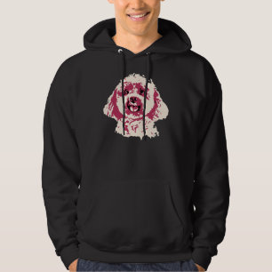 Poodle Art Cute Artistic Colorful Dog Puppy Pet Gi Hoodie