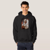 Poodle Astronaut Moon Space Mission Animal Astrona Hoodie (Voorkant volledig)