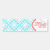 Poodle auto sticker (Voorkant)