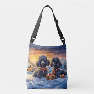 Poodle B Holiday Design beroemd gemaakt door Rich  Crossbody Tas