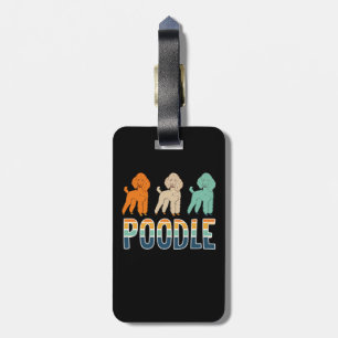 Poodle Bagagelabel