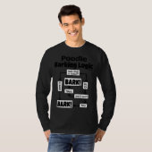 Poodle Barking Logic T-shirt (Voorkant volledig)