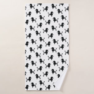 Poodle Bath Towel Badhanddoek