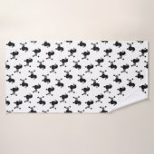 Poodle Bath Towel Badhanddoek (Badhanddoek)