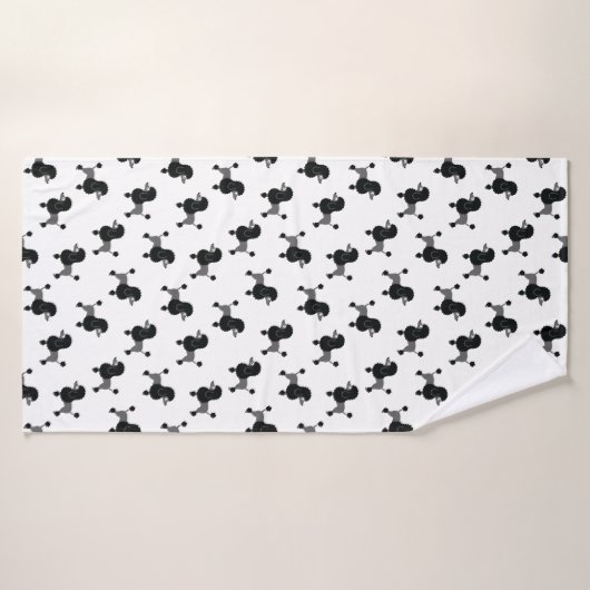 Poodle Bath Towel Badhanddoek (Badhanddoek)
