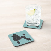 Poodle Bier Onderzetter (Rechterzijde)