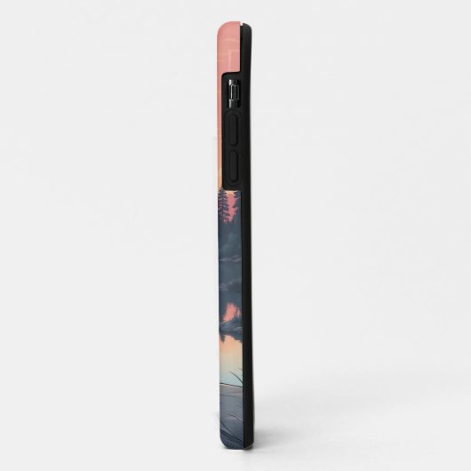 Poodle bij het meer Case-Mate iPhone case (Achterkant/links)