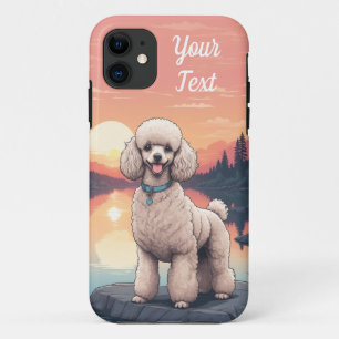 Poodle bij het meer Case-Mate iPhone case