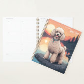 Poodle bij het meer planner (Display)