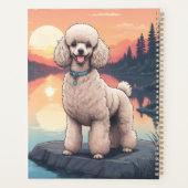 Poodle bij het meer planner (Achterkant)