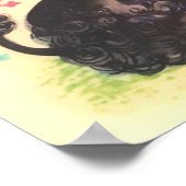  poodle bij ijdelheid poster (Hoek)