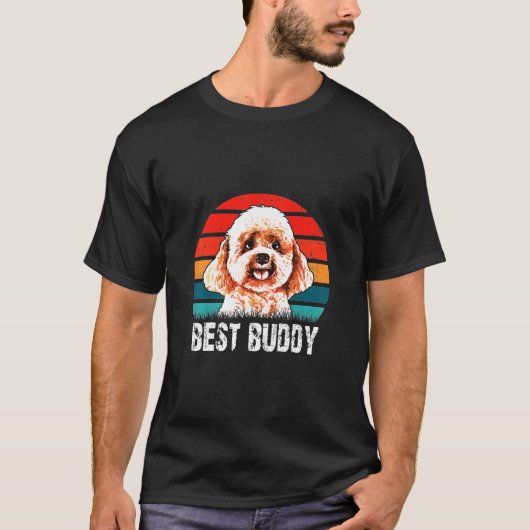 Poodle Birthday Best Buddy T-shirt (Voorkant)
