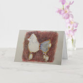 Poodle Birthday Kaart (Orchidee)