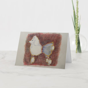 Poodle Birthday Kaart