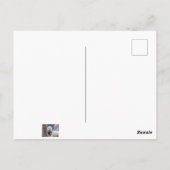 Poodle Briefkaart (Achterkant)