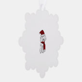 Poodle Buffalo Pset Poodles Hondenliefhebber Kerst Ornament Kaart (Rechts)