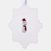 Poodle Buffalo Pset Poodles Hondenliefhebber Kerst Ornament Kaart (Links)