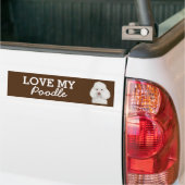 Poodle bumper sticker (Op Truck)