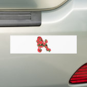 Poodle Bumpersticker (Op auto)