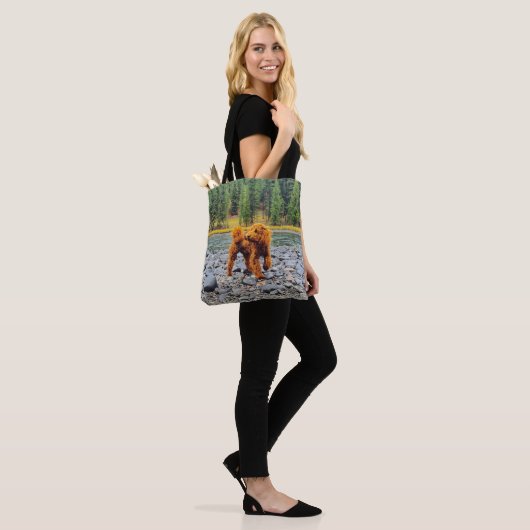 Poodle -  cadeau tote bag (Op model)