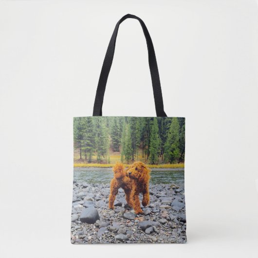 Poodle - cadeau tote bag (Voorkant)