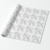 Poodle Cadeaupapier (Uitgerold)