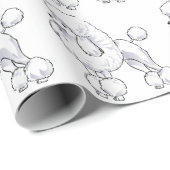 Poodle Cadeaupapier (Rol Hoek)