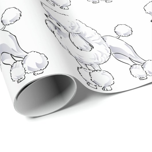 Poodle Cadeaupapier (Rol Hoek)
